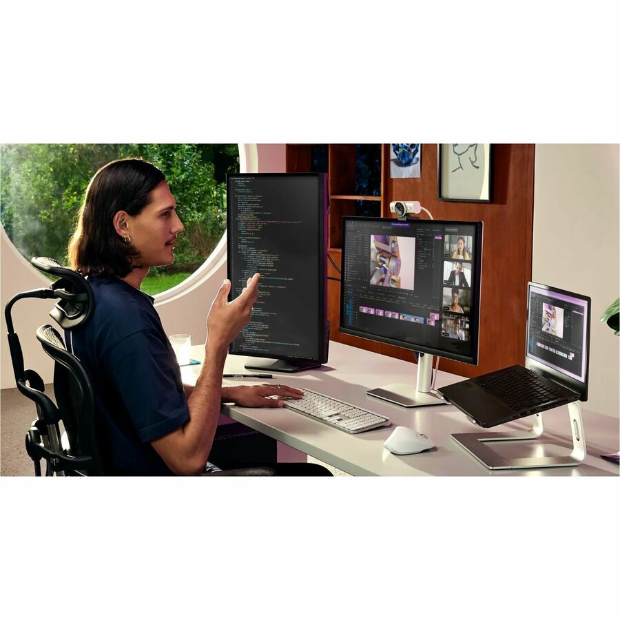 Logitech MX Brio Ultra HD 4K Collaboration and Streaming Webcam, 1080p at 60 FPS, Dual Noise Reducing Mics, Show Mode, USB-C, Webcam Cover, Works with Microsoft Teams, Zoom, Google Meet, Pale Gray Logitech MX Brio Ultra HD 4K Collaboration and Streaming Webcam, 1080p at 60 FPS, Dual Noise Reducing Mics, Show Mode, USB-C, Webcam Cover, Works with Microsoft Teams, Zoom, Google Meet, Pale Gray